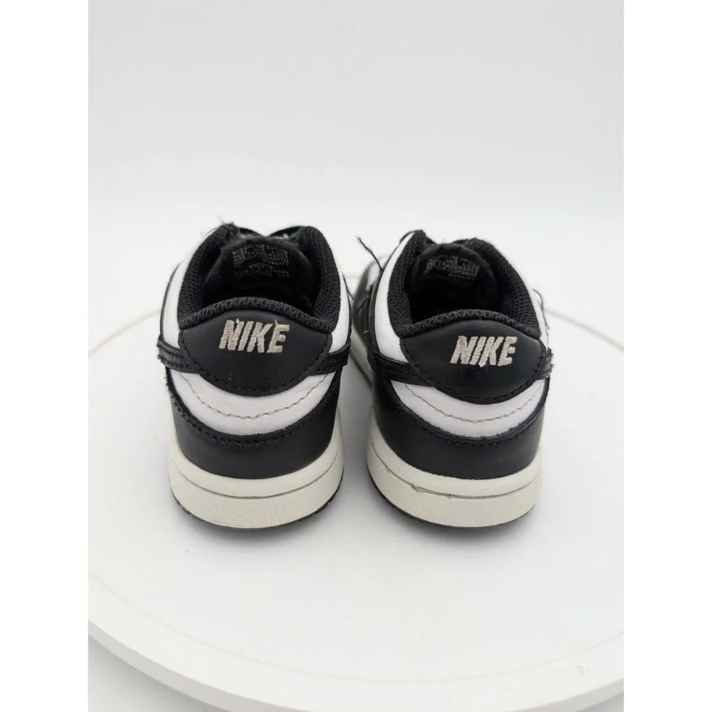 Nike Dunk Low Panda Toddler Shoes Size 9C Black White Kids Sneakers
